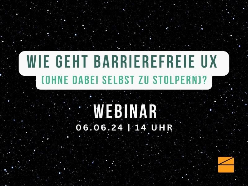 Barrierefreiheit Webinar