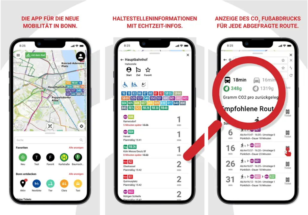 App neue Mobilität Bonn